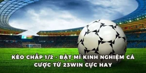 Kèo Chấp 1/2 - Bật Mí Kinh Nghiệm Cá Cược Từ 23win Cực Hay